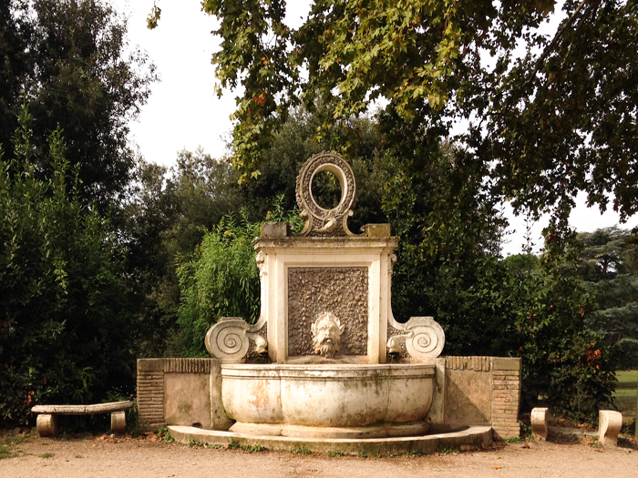 Villa Pamphilj fountain