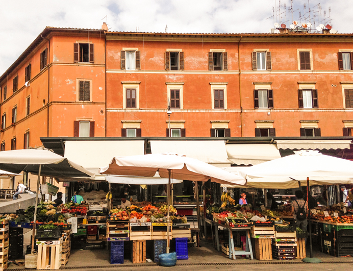 S Cosimato green market