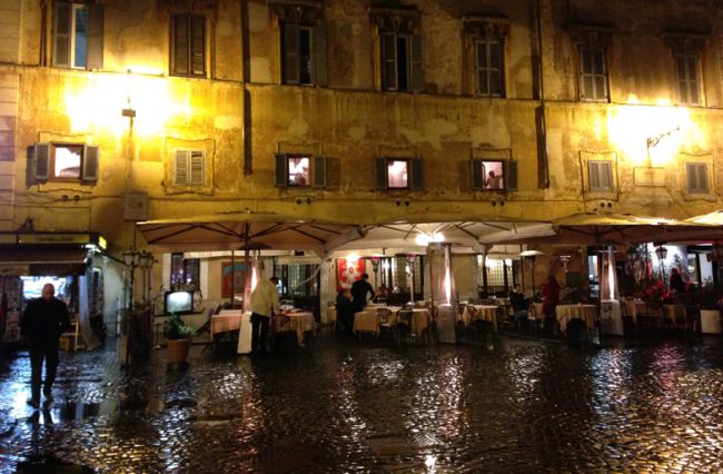 Caffè Di Marzio at night